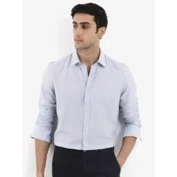 Rare Rabbit Blue Regular Fit Solid Shirt-picture-31