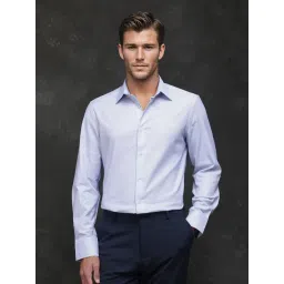 Rare Rabbit Blue Regular Fit Solid Shirt-picture-39