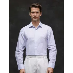 Rare Rabbit Blue Regular Fit Stripes Shirt-picture-37