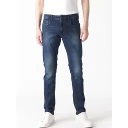 Rare Rabbit Blue Slim Fit Fit Solid Jeans-picture-24