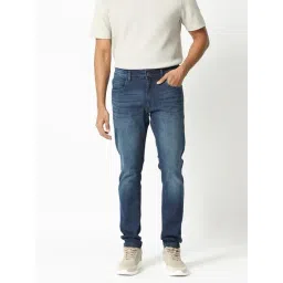 Rare Rabbit Blue Slim Fit Fit Solid Jeans-picture-31