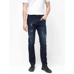 Rare Rabbit Blue Slim Fit Fit Solid Jeans-picture-21