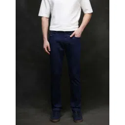 Rare Rabbit Blue Slim Fit Fit Solid Jeans-picture-15