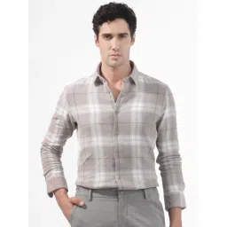 Rare Rabbit Brown Regular Fit Checks Shirt-picture-13