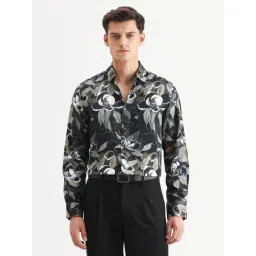 Rare Rabbit Green Printed Regular Fit Shirt-picture-10