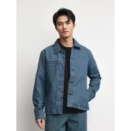 Rare Rabbit Green Regular Fit Solid Jacket-picture-25