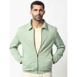 Rare Rabbit Green Regular Fit Solid Jacket-picture-36
