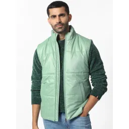 Rare Rabbit Green Regular Fit Solid Jacket-picture-27