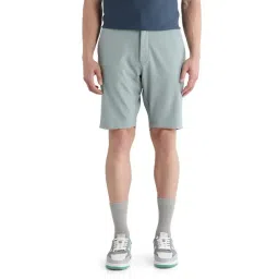 Rare Rabbit Green Regular Fit Solid Shorts-picture-39