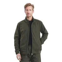 Rare Rabbit Green Relaxed Fit Typography Jacket-picture-38