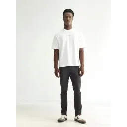 Rare Rabbit Grey Cotton Regular Fit Solid Jeans-picture-20