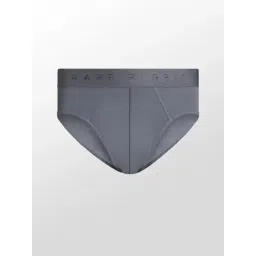 Rare Rabbit Grey Cotton Slim Fit Solid Briefs-picture-44