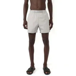 Rare Rabbit Grey Regular Fit Solid Shorts-picture-31