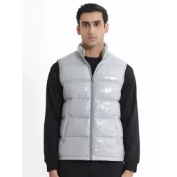 Rare Rabbit Grey Relaxed Fit Solid Jacket-picture-14