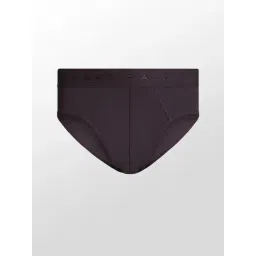 Rare Rabbit Maroon Cotton Slim Fit Solid Briefs-picture-14