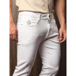 RARE RABBIT Men Astral Slim Fit Cotton Jeans image 5