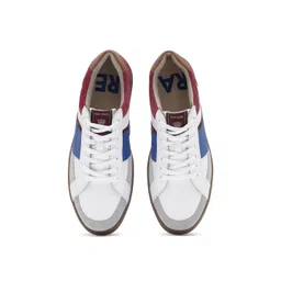 RARE RABBIT Men Colourblocked Leather Sneakers-picture-33