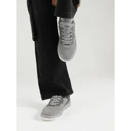 RARE RABBIT Men Colourblocked Suede Sneakers-picture-24