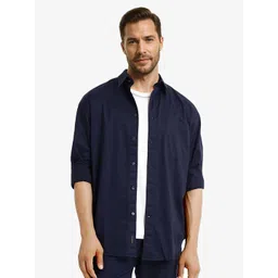 RARE RABBIT Men Comfort Boxy Opaque Casual Shirt-picture-29