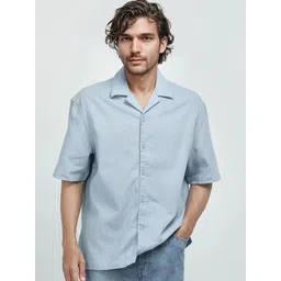 RARE RABBIT Men Comfort Boxy Opaque Casual Shirt-picture-22