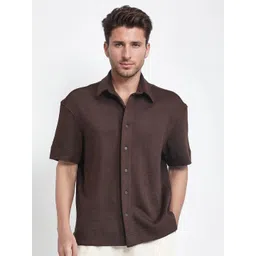 RARE RABBIT Men Comfort Boxy Opaque Casual Shirt-picture-15