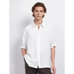 RARE RABBIT Men Comfort Boxy Opaque Casual Shirt-picture-21