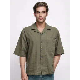 RARE RABBIT Men Comfort Boxy Opaque Casual Shirt-picture-16