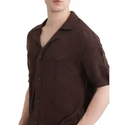 RARE RABBIT Men Comfort Boxy Opaque Casual Shirt image 3