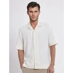 RARE RABBIT Men Comfort Boxy Opaque Printed Casual Shirt-picture-36