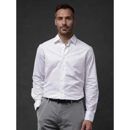 RARE RABBIT Men Comfort Solid Cotton Formal Shirt-picture-36