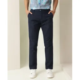 RARE RABBIT Men Jeck Mid Rise Cotton Slim Fit Trouser-picture-36