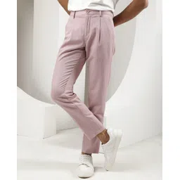 RARE RABBIT Men Lyte Mid-Rise Slim Fit Cotton Trouser-picture-34