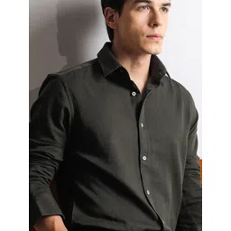 RARE RABBIT Men Otago Slim Fit Cotton Formal Shirt image 2