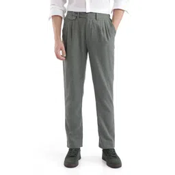 RARE RABBIT Men Pleated Cotton Trouser-picture-11
