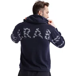 RARE RABBIT Men Printed Hooded Cotton Sweatshirt-picture-18