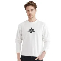 rare rabbit Men Regular Fit Crew Neck Sweatshirt-picture-12