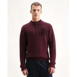 rare rabbit Men Regular Fit Turtle-Neck Pullover-picture-49