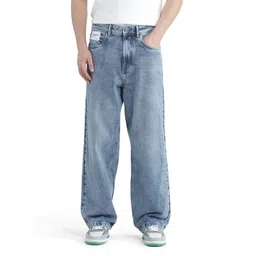 RARE RABBIT Men Riffin Light Blue Comfort Heavy Fade Jeans-picture-31