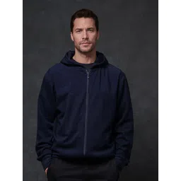 RARE RABBIT Men Solid Hooded Sweatshirt-picture-10