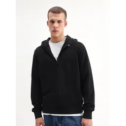 RARE RABBIT Men Solid Long Sleeves Hooded Sweatshirt-picture-11