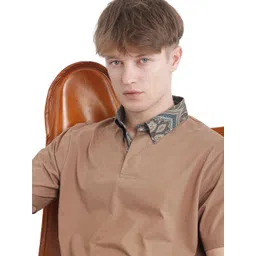 RARE RABBIT Men Solid Polo Collar Cotton T-shirt-picture-32