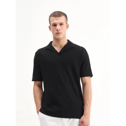 RARE RABBIT Men Solid Polo Collar Cotton T-shirt-picture-24