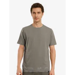 RARE RABBIT Men Solid Round Neck Cotton T-shirt-picture-30