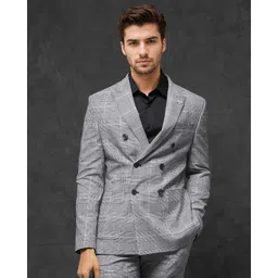 rare rabbit Men Suits Checkered Suit-picture-36