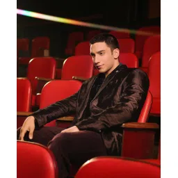 RARE RABBIT Men Velter Tailored Fit Notched Lapel Single-Breasted Party Blazer-picture-15