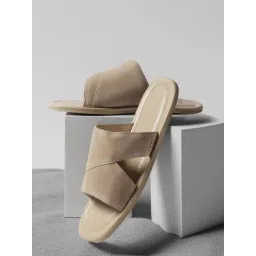 Rare Rabbit Men's Beige Slides-picture-41