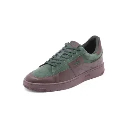 Rare Rabbit Men's Brown & Green Sneakers image 4