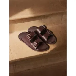 Rare Rabbit Men's Brown Slides-picture-21