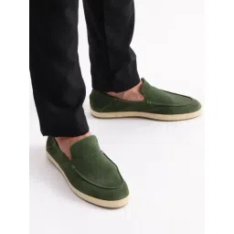 Rare Rabbit Men's HAVANA Green Loafers-picture-41