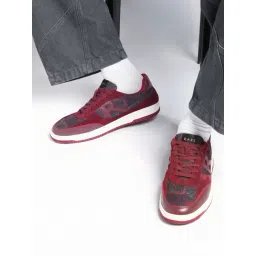 Rare Rabbit Men's LOOM Maroon Sneakers-picture-23